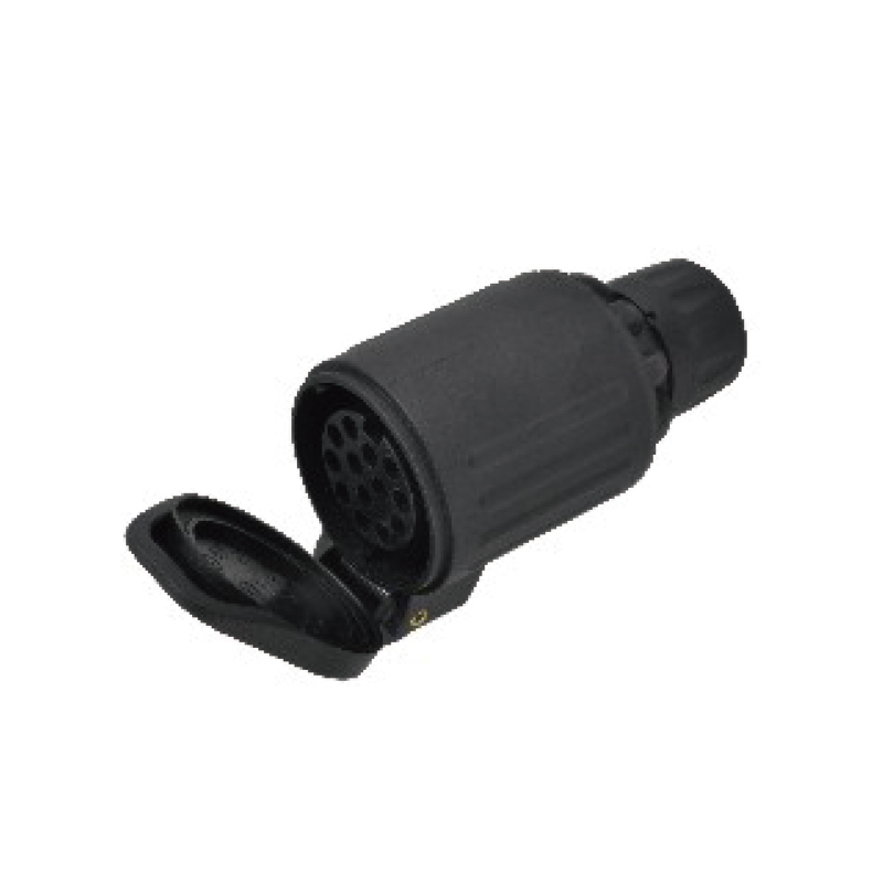 13- Pin lille rund fatning JH007-E