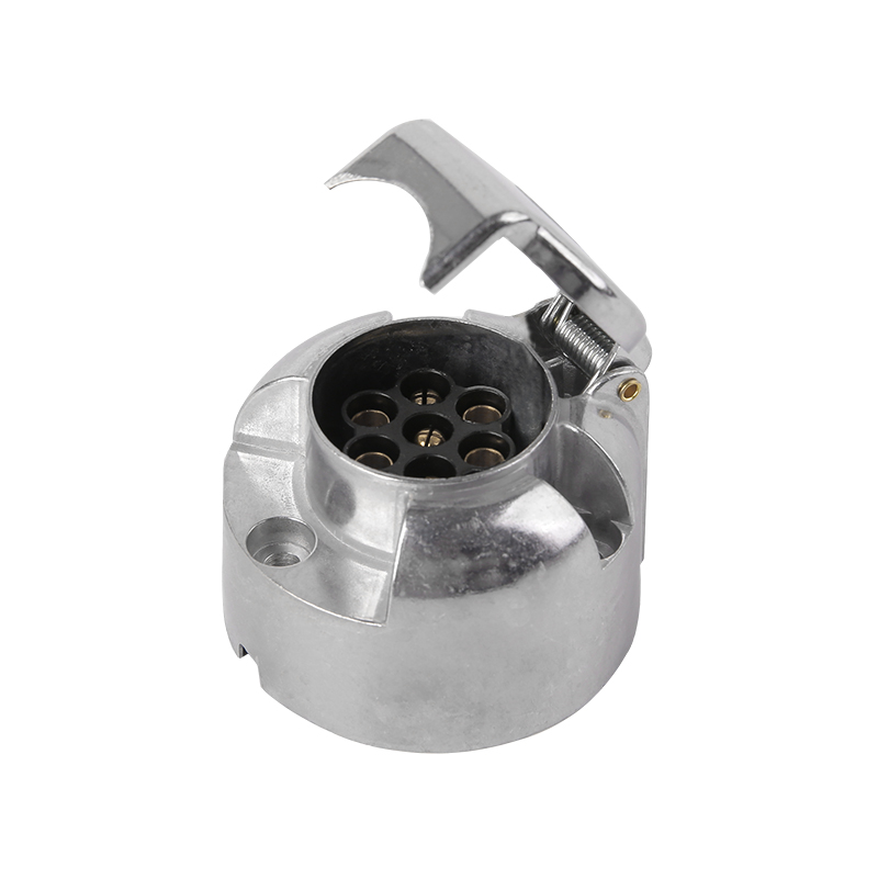 7-Pin stor aluminium rund fatning JH009-A